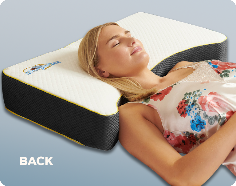 Back sleeping position with Snuggle Pillow